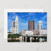 Columbus, Ohio skyline Briefkaart (Voorkant / Achterkant)