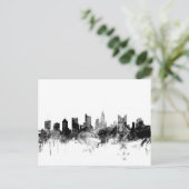 Columbus Ohio Skyline Briefkaart (Staand voorkant)