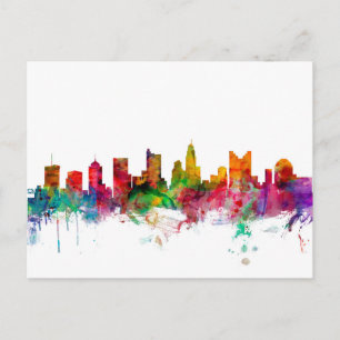Columbus Ohio Skyline Briefkaart
