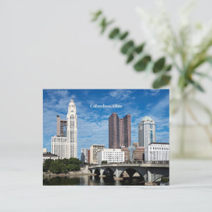 Columbus, Ohio skyline Briefkaart