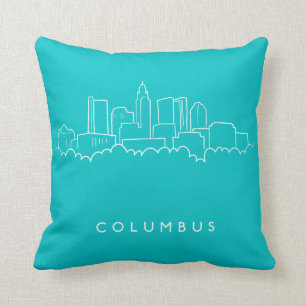 Columbus, Ohio Skyline Kussen
