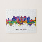 Columbus Ohio Skyline Legpuzzel (Horizontaal)