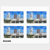 Columbus, Ohio skyline Rechthoekige Sticker (Vel)