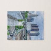 Columbus Ohio Skyline Stadsbeeld Legpuzzel (Horizontaal)