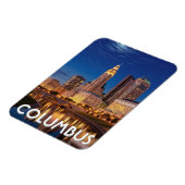 Columbus Ohio Skyline Travel Magneet (Linkerzijde)