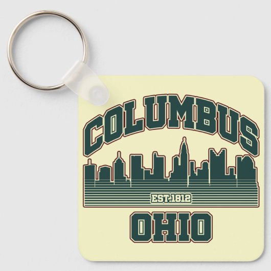 Columbus.Ohio Sleutelhanger (Voorkant)