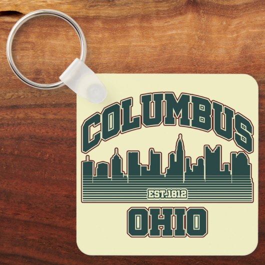 Columbus.Ohio Sleutelhanger (Voorkant)