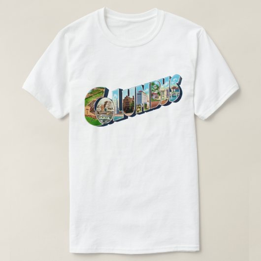 Columbus Ohio  T Shirt (Design voorkant)