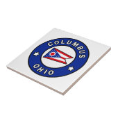 Columbus Ohio Tegeltje (Zijkant)