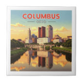Columbus Ohio Tegeltje (Voorkant)