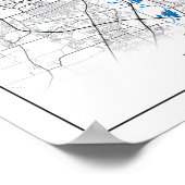 Columbus Ohio USA Travel City Map Poster (Coin)