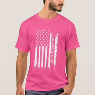 Columbus Ohio Verenigde Staten ontdaan van Amerika T-shirt