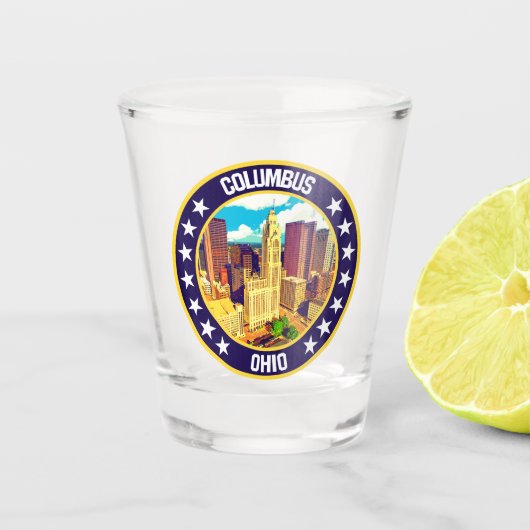 Columbus Shot Glas (Voorkant)