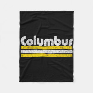 Columbus Soccer Vintage City  Fleece Deken