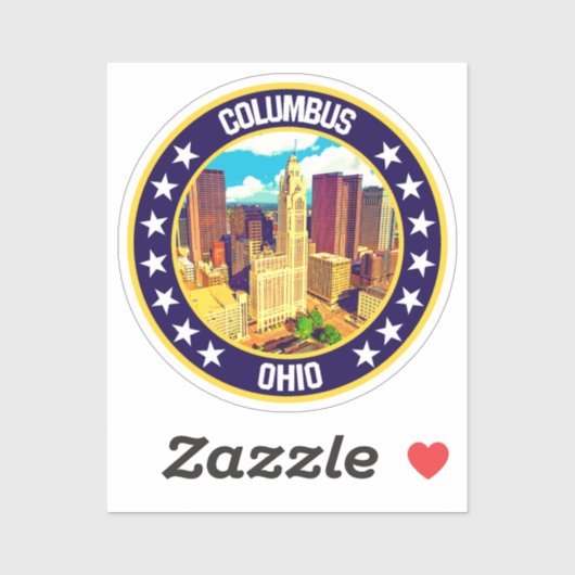 Columbus Sticker (Vel)