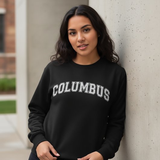 COLUMBUS Sweatshirt de style universitaire Amériqu