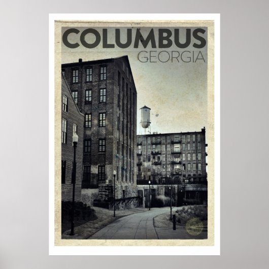  Columbus Travel Poster (Voorkant)