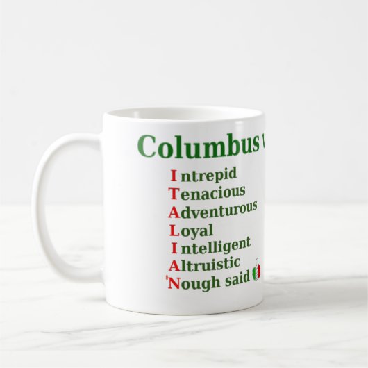 Columbus was Italiaanse mok (Links)