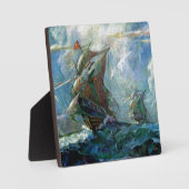 Columbusdag Fotoplaat (Voorkant)