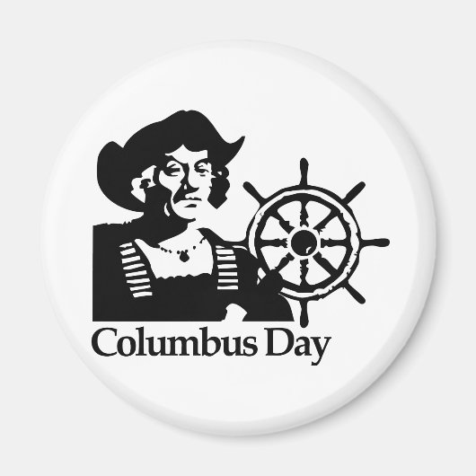 Columbusdag Magneet (Voorkant)