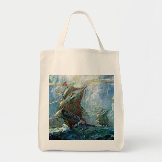 Columbusdag Tote Bag (Voorkant)