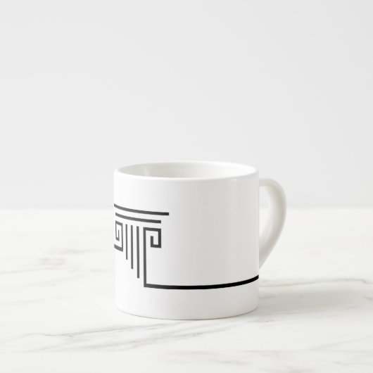 Column White Black Espresso Kop (Voorkant rechts)