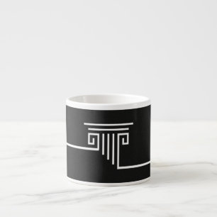 Column Zwart Wit Espresso Kop