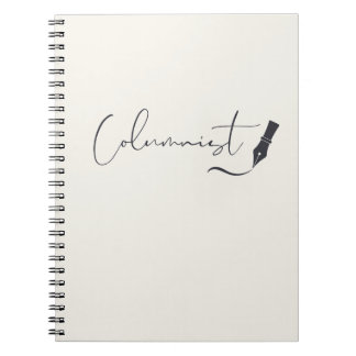 Columnist Script Notebook – Minimalist Writing Pen Notitieboek