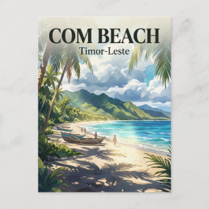 Com Beach, Com, Timor-Leste Timor-Leste Briefkaart