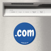 .com Red Refrigerator Magnet Magneet (Insitu (Vaatwasser))