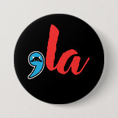 Coma La 2024 Kat Dame Ronde Button 7,6 Cm (Voorkant)