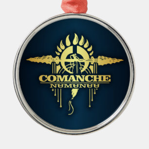 Comanche 2 metalen ornament