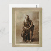 Comanche Medicine Man 1898 Briefkaart (Voorkant / Achterkant)