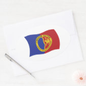 Comanche Nation Flag Sticker (Envelop)