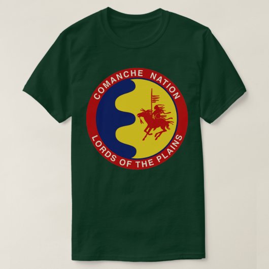 Comanche Nation Seal Lords of the Plains T-shirt (Design voorkant)