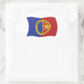 Comanche Nation Vlag Sticker (Tas)