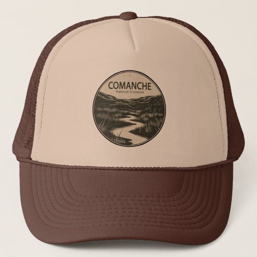 Comanche National Grassland Colorado Stream Trucker Pet (Voorkant)