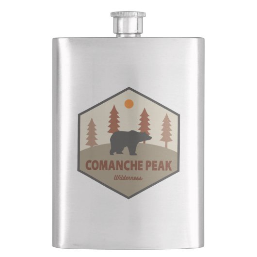 Comanche Peak Wilderness Colorado Beer Flacon (Voorkant)