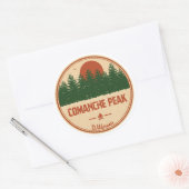Comanche Peak Wilderness Colorado Ronde Sticker (Envelop)