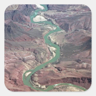 Comanche Point, Grand Canyon Vierkante Sticker