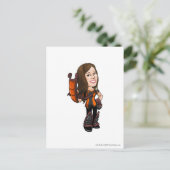 Comastar Haunted Bossen Personeelsspeler Briefkaart (Staand voorkant)