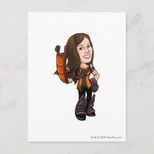 Comastar Haunted Bossen Personeelsspeler Briefkaart