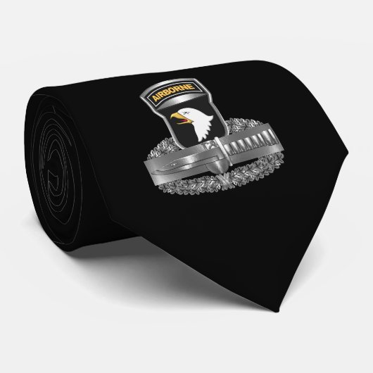 Combat Action Badge 101st Airborne Divisie Stropdas (Opgerold)