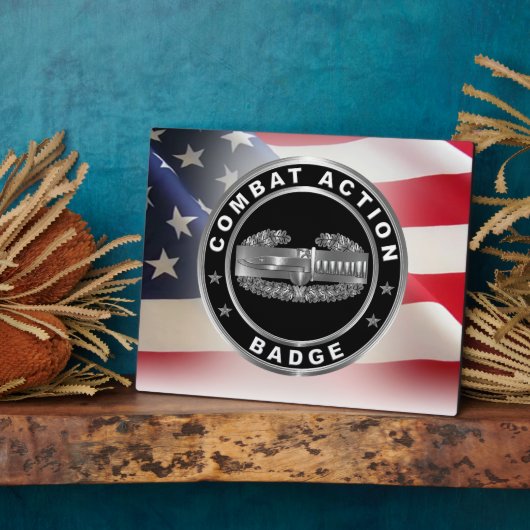 Combat Action Badge  Fotoplaat (Zijkant)