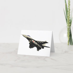 Combat Aircraft Note Cards Kaart