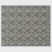 Combat Boots ACU Camouflage Pattern Cadeaupapier (Vlak)