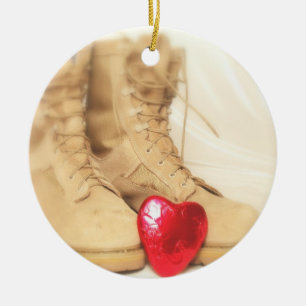 Combat boots ornament