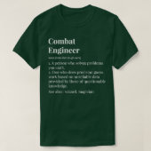 Combat Engineer Definition T-shirt (Design voorkant)