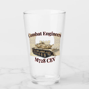 Combat Engineers M728 CEV Pint Glas