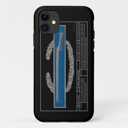 Combat Infanteriebadge Technical Case-Mate iPhone Case (Achterkant)